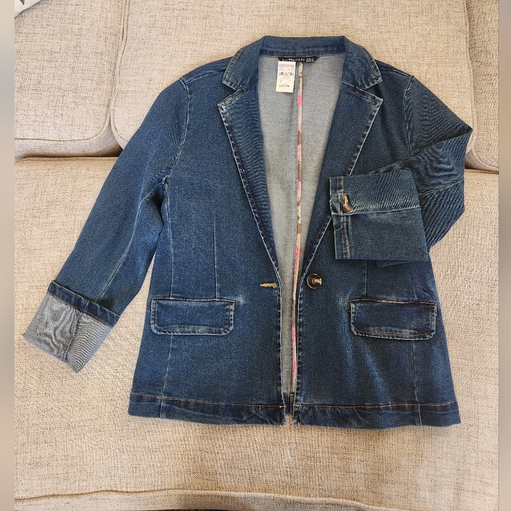 NWT Denim Blazer
